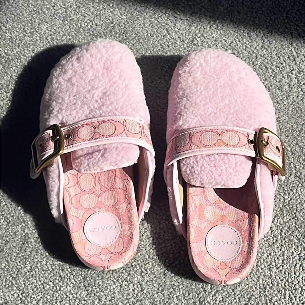 Pink Coach Slippers
